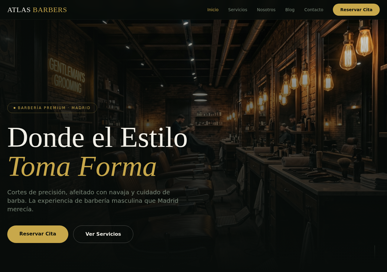 Demo web Barbería Premium