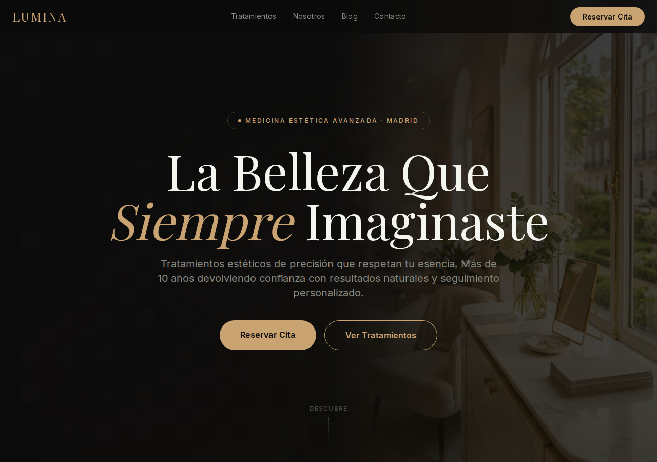 Demo web Clínica Estética